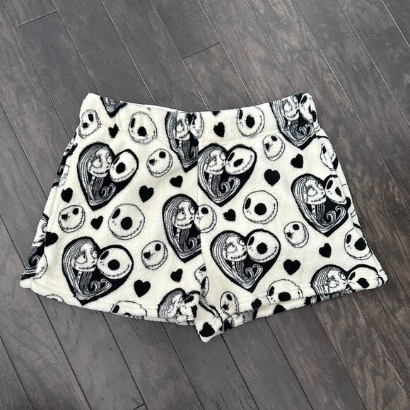 Disney Other - Disney Women's Nightmare Before Christmas Large Fleece Sleep Shorts NWOT